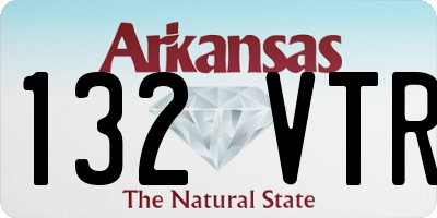 AR license plate 132VTR