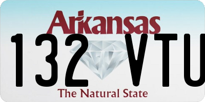 AR license plate 132VTU