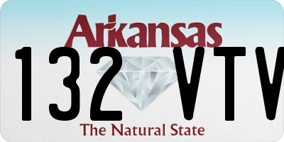 AR license plate 132VTV