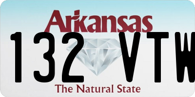 AR license plate 132VTW