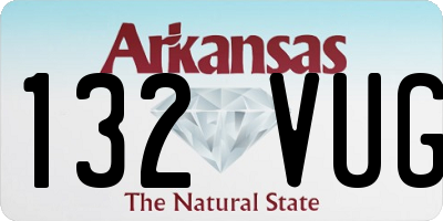 AR license plate 132VUG