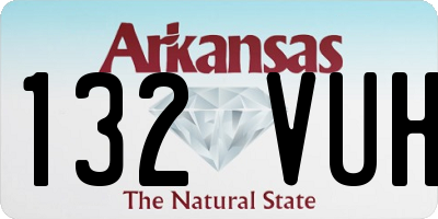 AR license plate 132VUH
