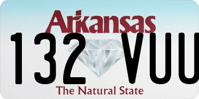 AR license plate 132VUU