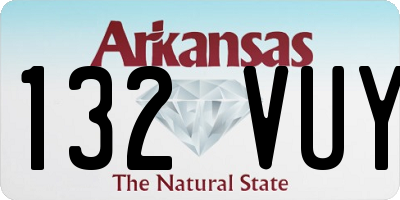 AR license plate 132VUY