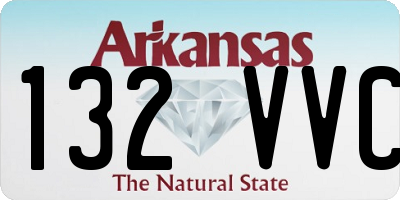AR license plate 132VVC