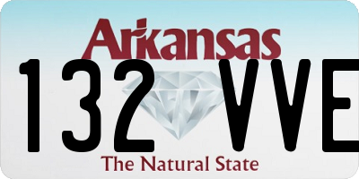 AR license plate 132VVE