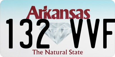 AR license plate 132VVF
