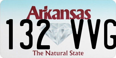 AR license plate 132VVG
