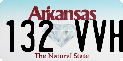 AR license plate 132VVH