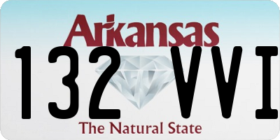 AR license plate 132VVI