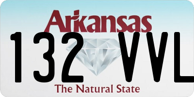 AR license plate 132VVL