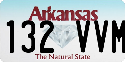 AR license plate 132VVM