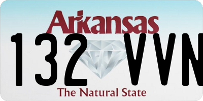 AR license plate 132VVN