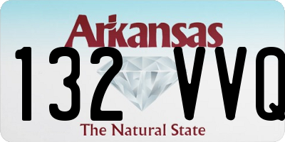 AR license plate 132VVQ