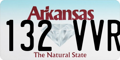 AR license plate 132VVR