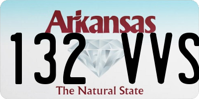AR license plate 132VVS