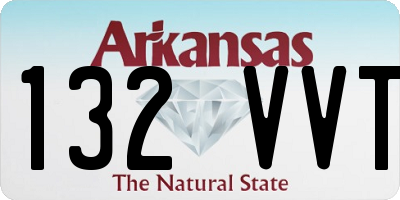 AR license plate 132VVT