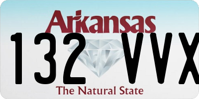AR license plate 132VVX