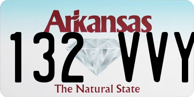 AR license plate 132VVY