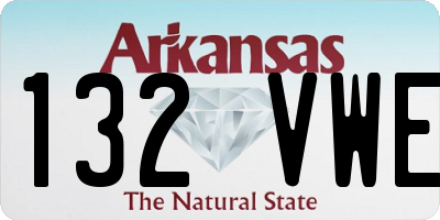 AR license plate 132VWE