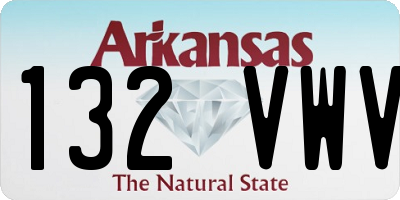 AR license plate 132VWV