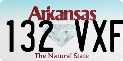 AR license plate 132VXF