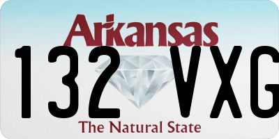 AR license plate 132VXG