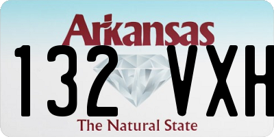 AR license plate 132VXH