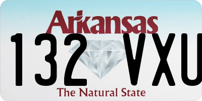 AR license plate 132VXU