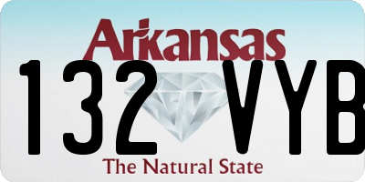 AR license plate 132VYB