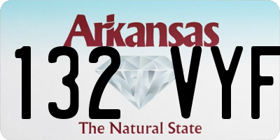 AR license plate 132VYF