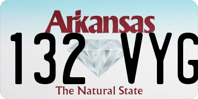 AR license plate 132VYG