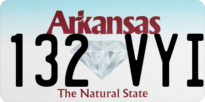 AR license plate 132VYI