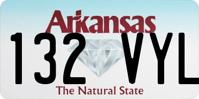 AR license plate 132VYL