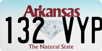 AR license plate 132VYP