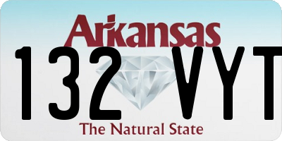 AR license plate 132VYT