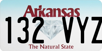 AR license plate 132VYZ