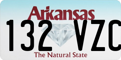 AR license plate 132VZC