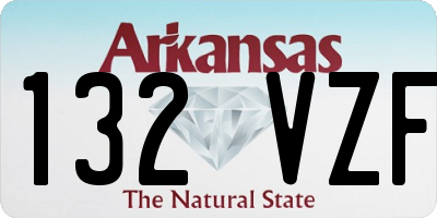 AR license plate 132VZF