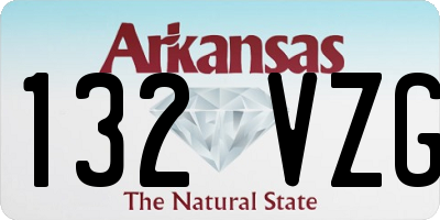 AR license plate 132VZG