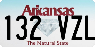 AR license plate 132VZL