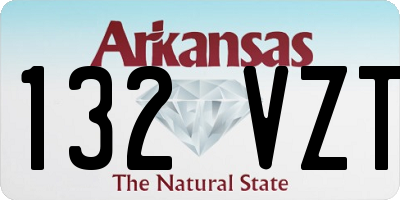 AR license plate 132VZT