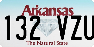 AR license plate 132VZU