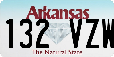 AR license plate 132VZW