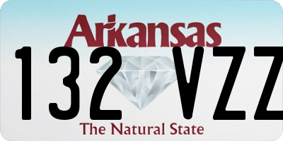 AR license plate 132VZZ