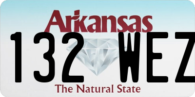 AR license plate 132WEZ