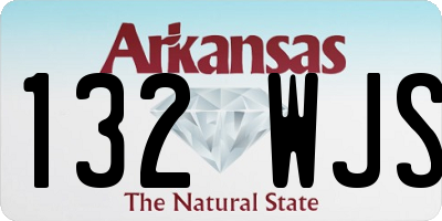 AR license plate 132WJS