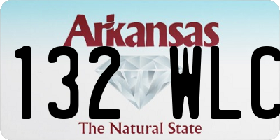 AR license plate 132WLC