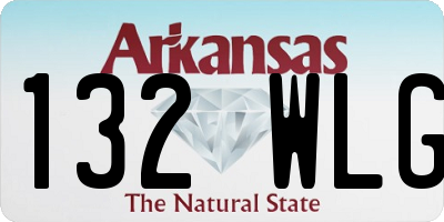 AR license plate 132WLG