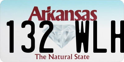 AR license plate 132WLH